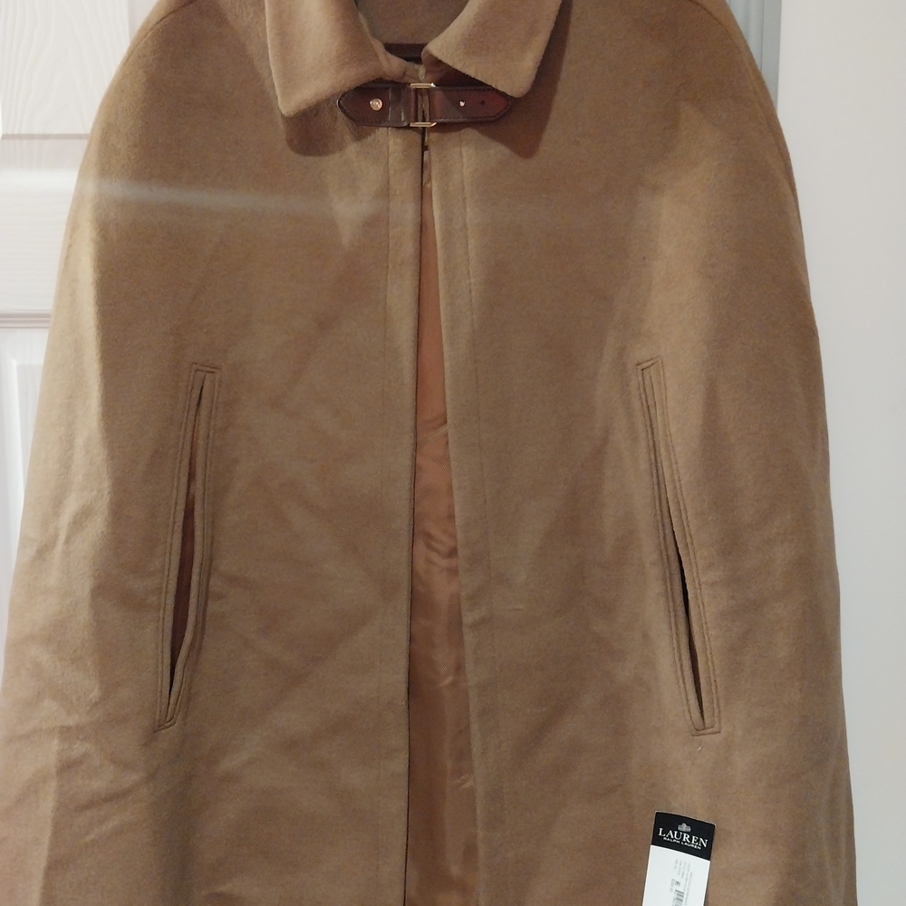 Ralph Lauren Brown Trench Cape